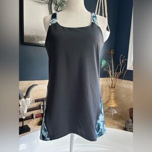 GAIAM Black and Grey Tank Top
